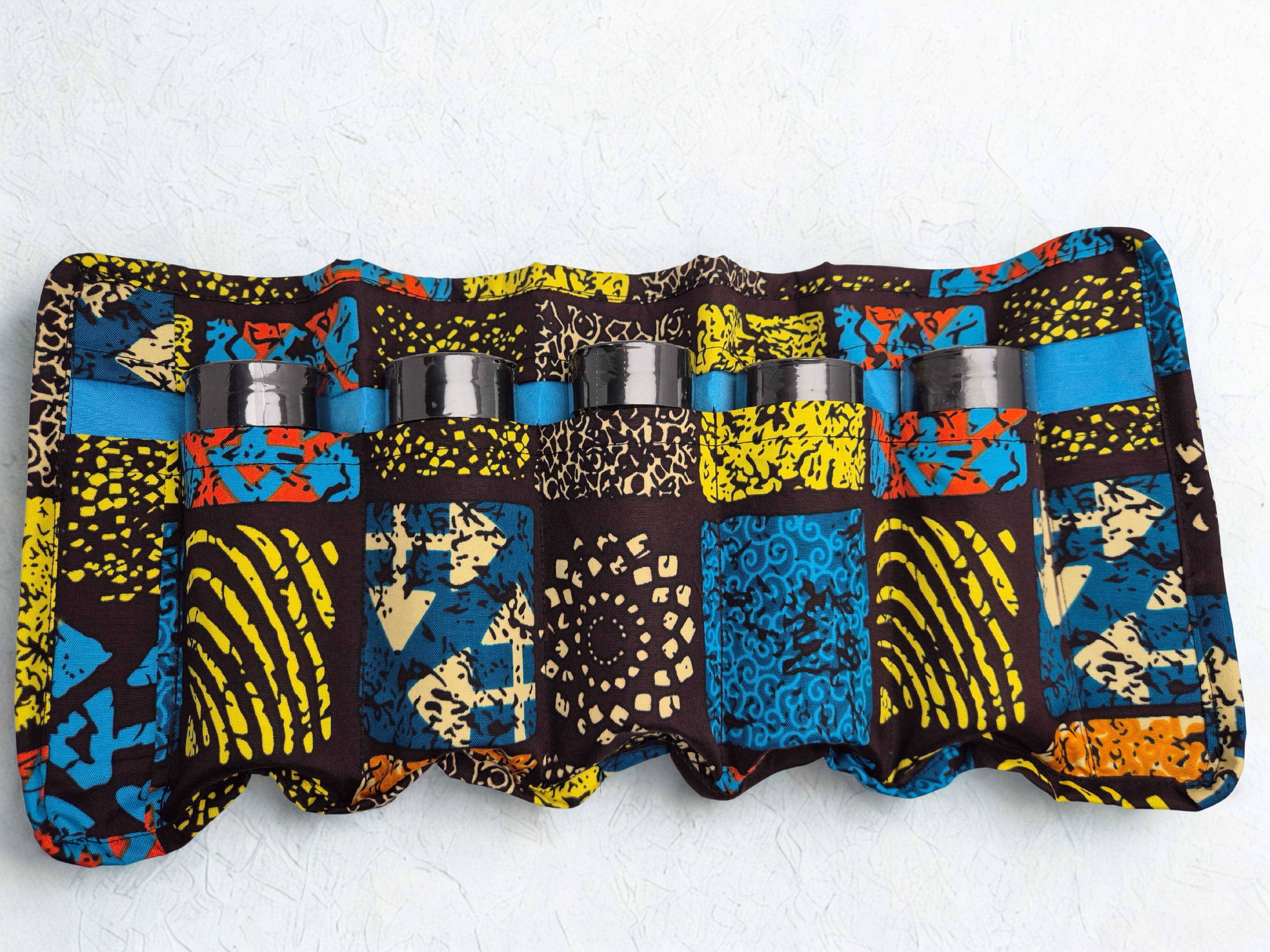 Ankara Tribal Roll-up Bag - Image 2