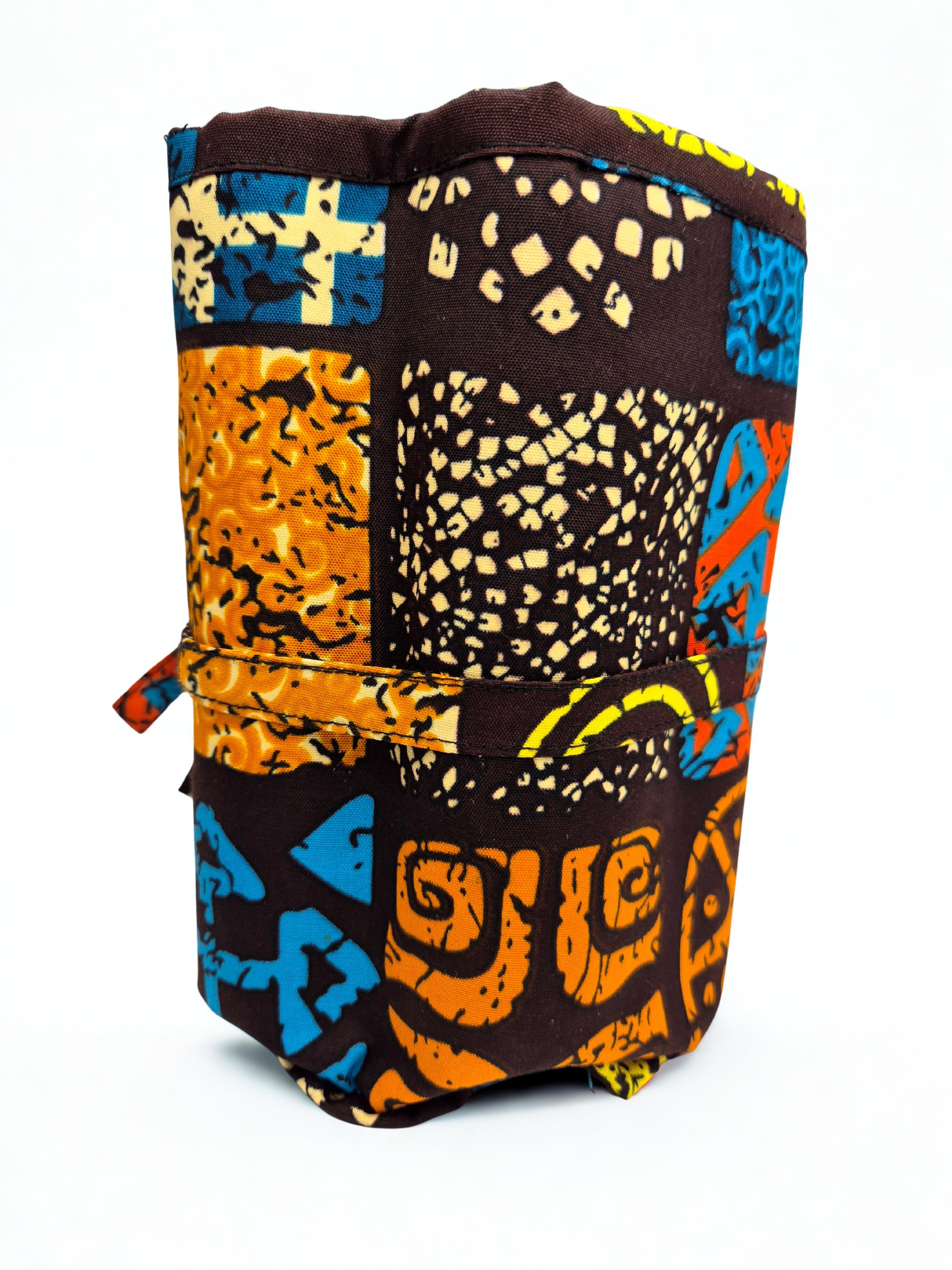 Ankara Tribal Roll-up Bag - Image 3